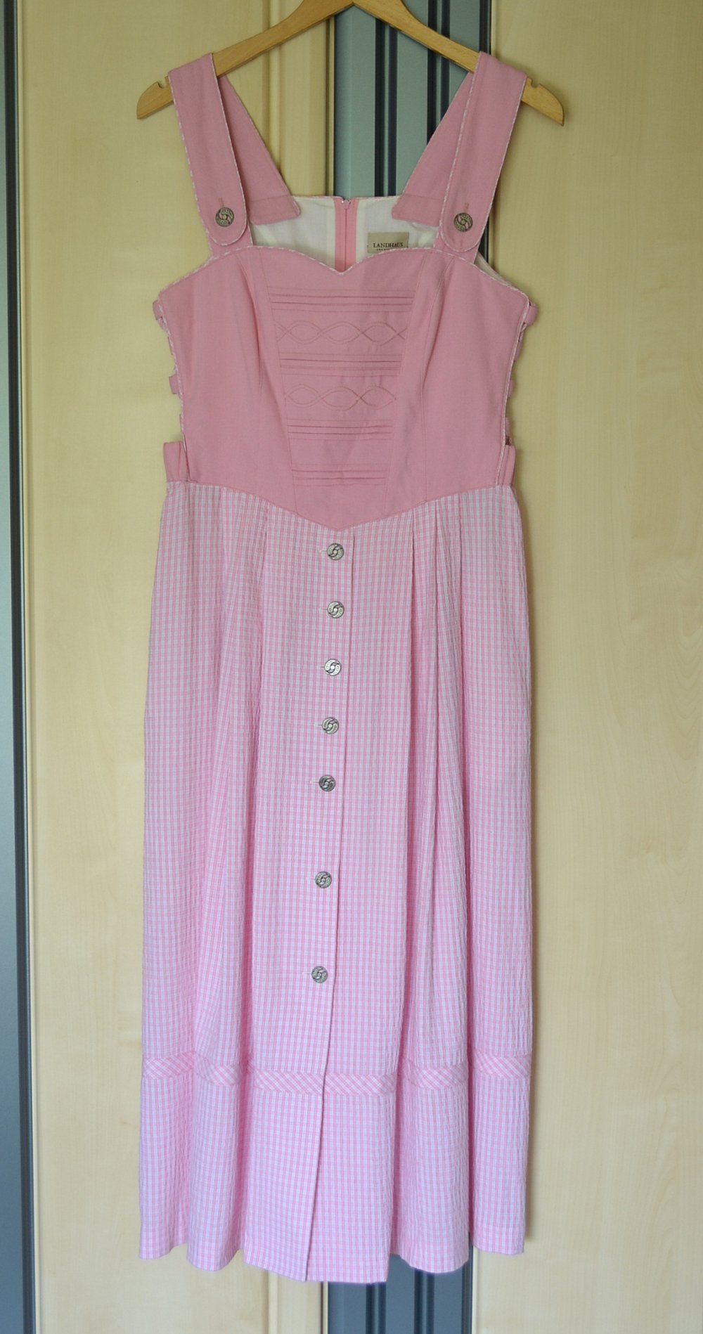 Sehr schönes, rosa-weißes Kleid der Marke „Landhaus C&A Naturally“ 