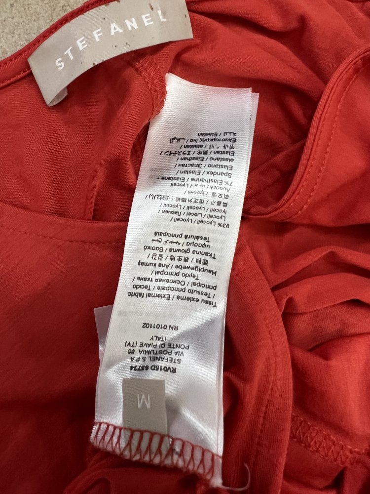 Stefanel  maxi  red dress