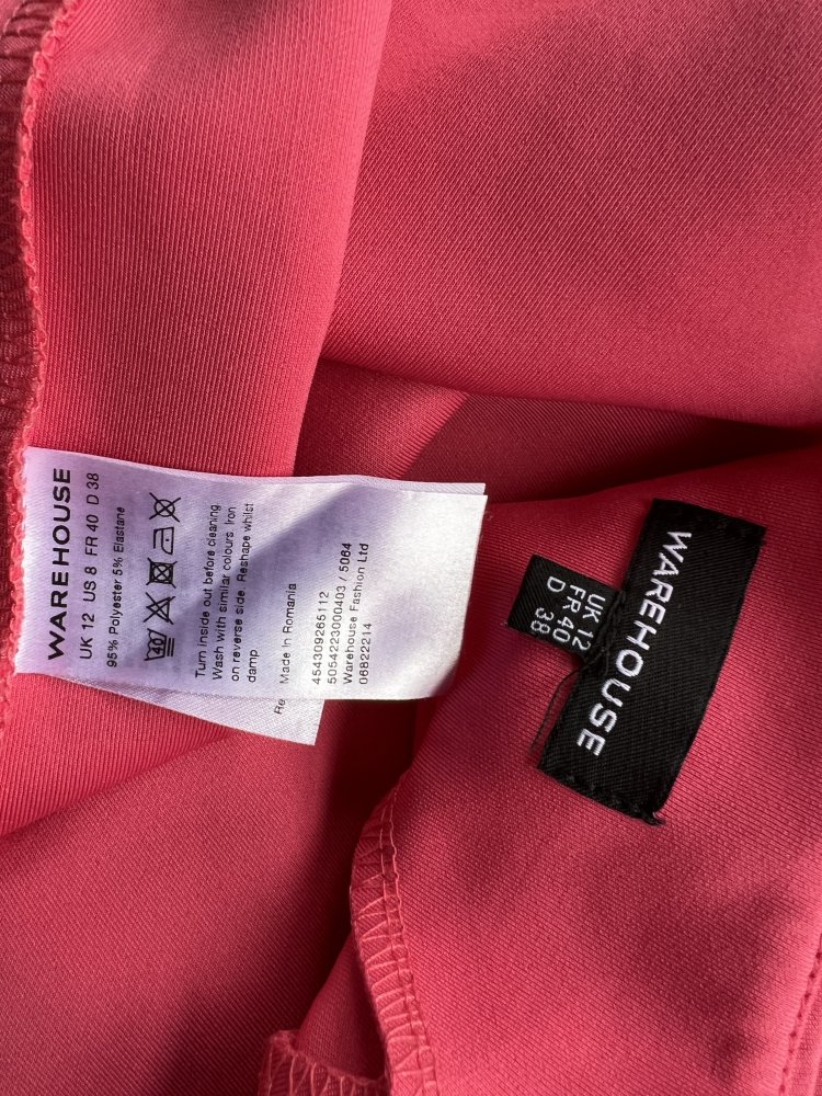 Warehouse pink mini dress  