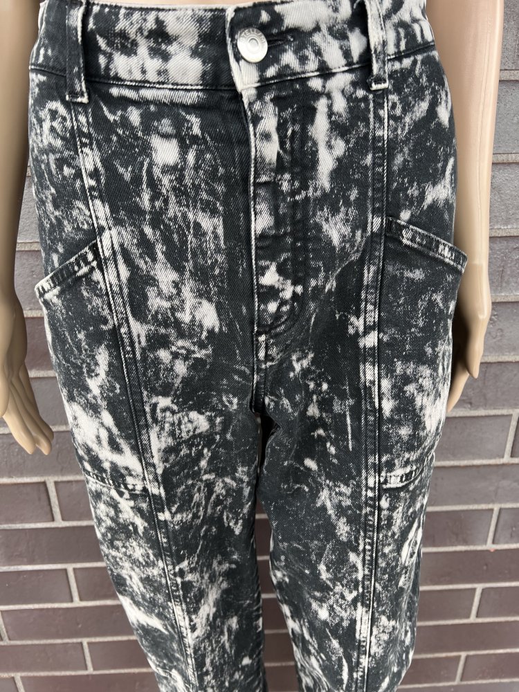 STELLA MCCARTNEY Galaxy printed high-rise cropped jeans
