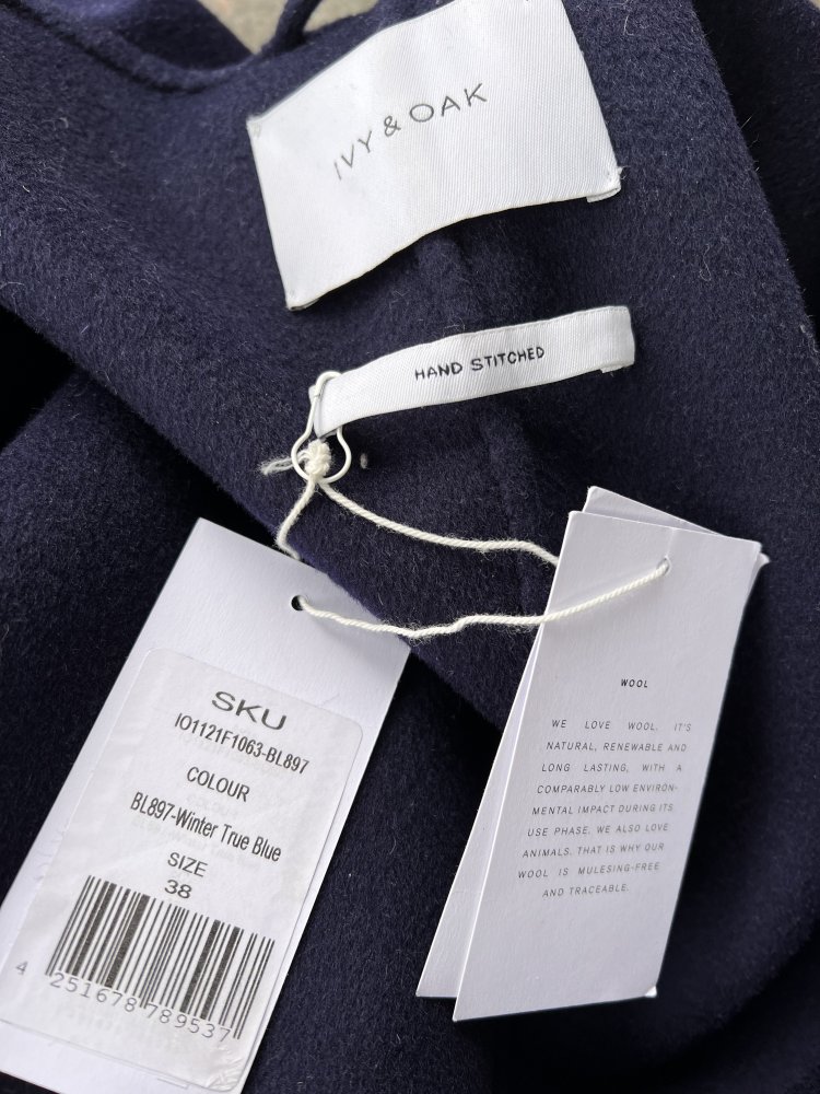 IVY OAK , tie-fastening oversized coat