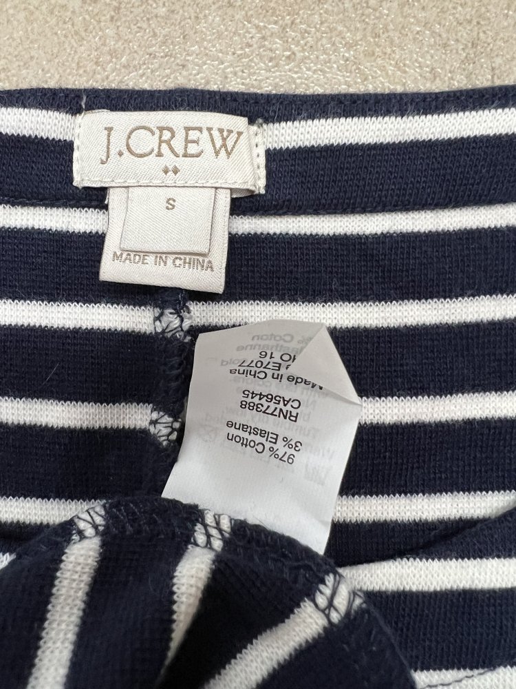 J.Crew striped dress