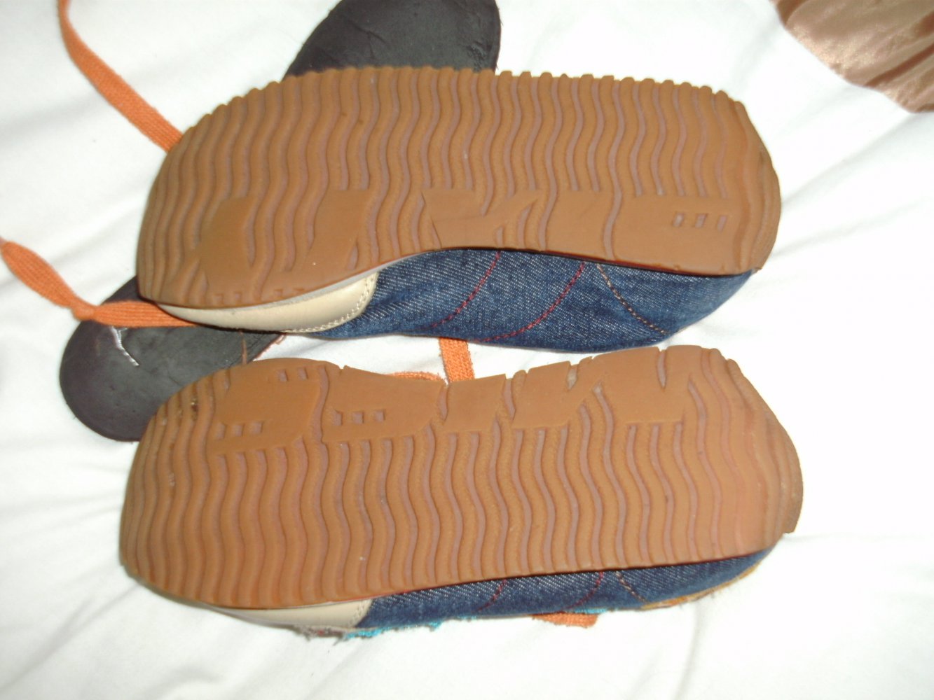 MISS SIXTY Sneaker in Gr. 40 beige und Jeansstoff 
