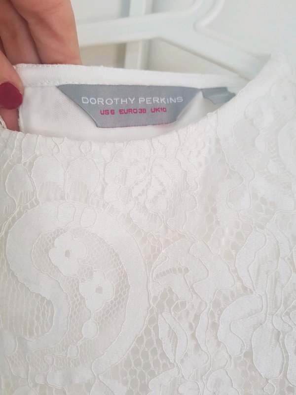 Weißes Kleid aus Spitze von Dorothy Perkins