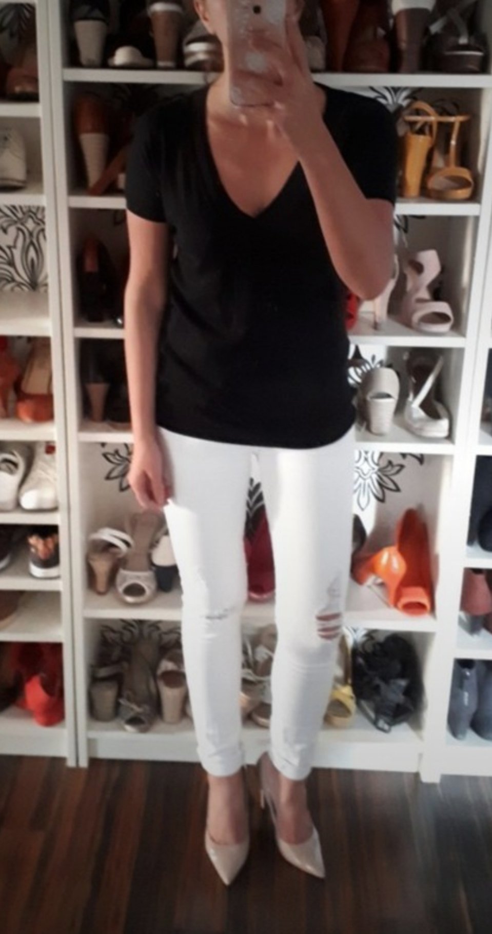 Coole destroyed Jeans in weiß