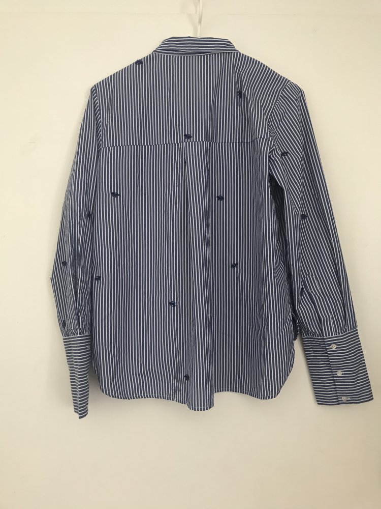 Blaue Bluse