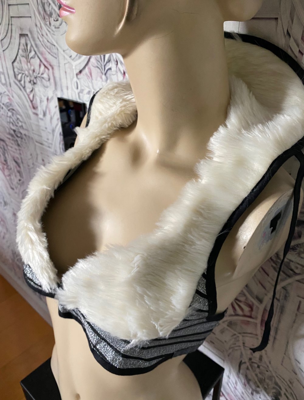 NEU Anthracite Design Handmade, Bustier/Oberteil Gr. S/36 Festival