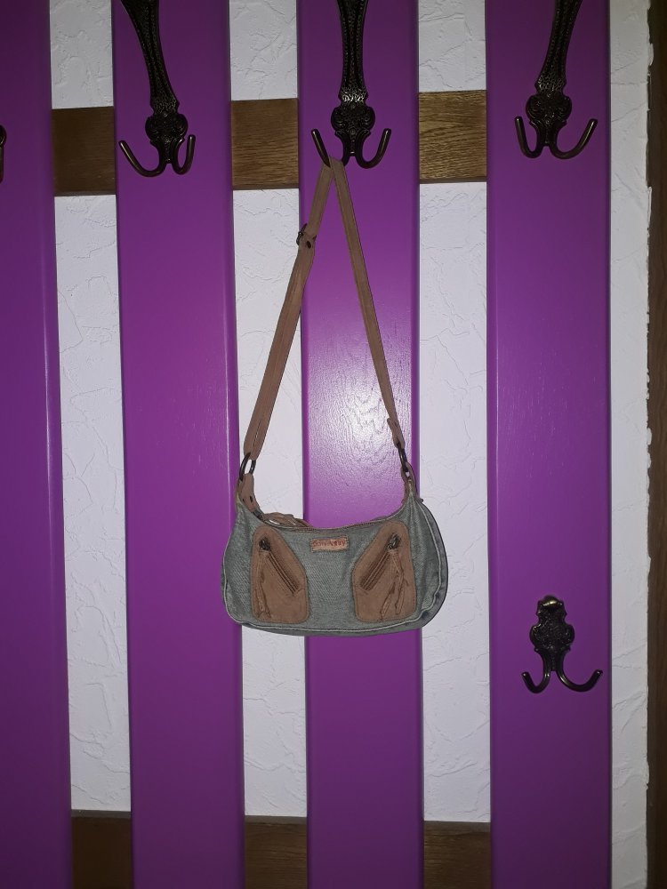 Y2K Handtasche aus Jeansstoff // Boho-Stil