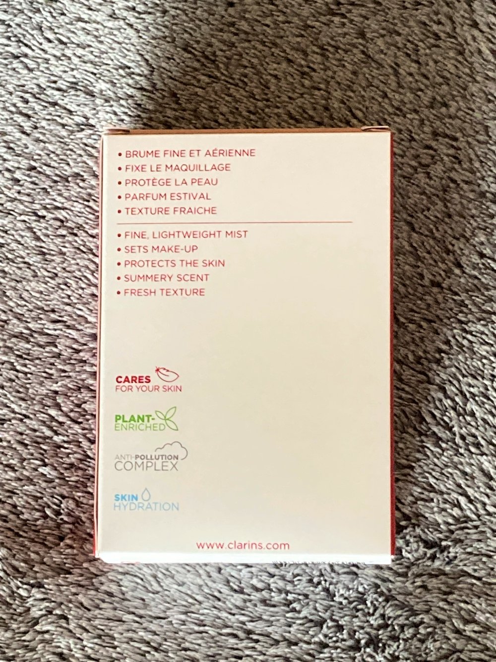 Fix' Make-Up von Clarins // Fixingspray // Gesichtsspray
