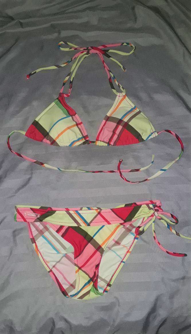 Karierter Bikini von Venice Beach in sommerlichen Farben