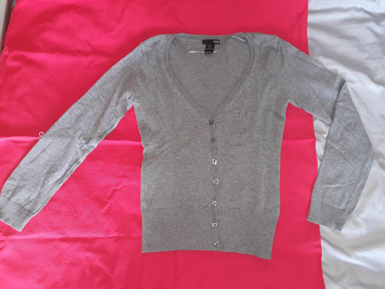 Basic-Cardigan / Strickjacke