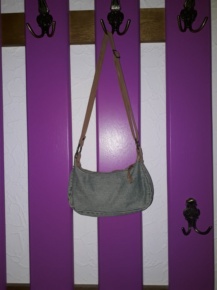 Y2K Handtasche aus Jeansstoff // Boho-Stil