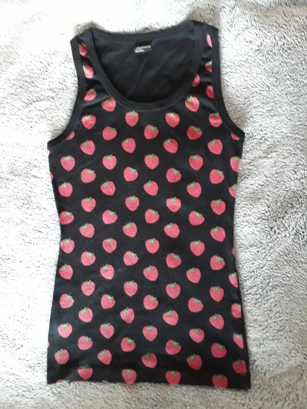 Schwarzes Tanktop