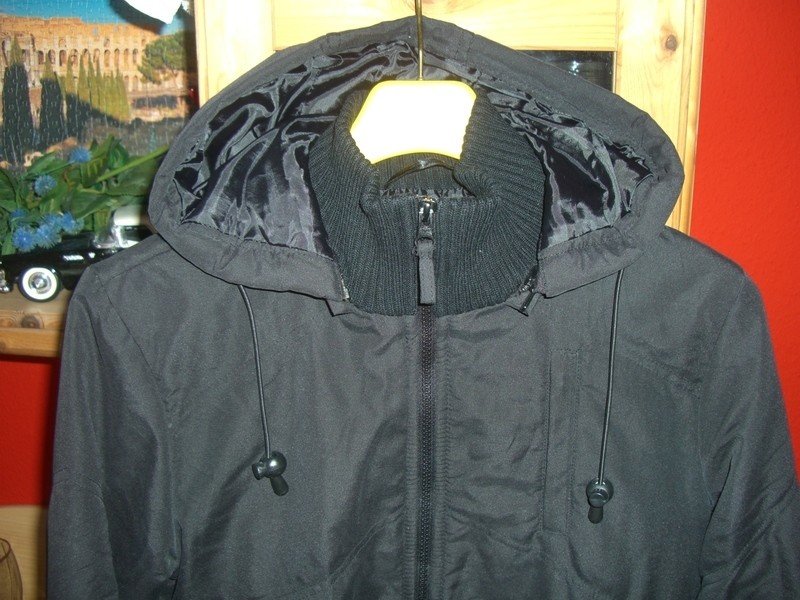 Parka Mantel Jacke Kapuze Langärmlig 38