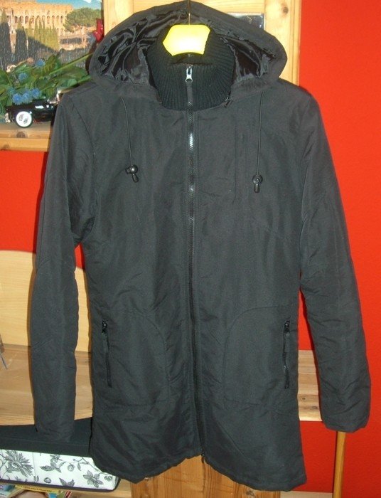 Parka Mantel Jacke Kapuze Langärmlig 38