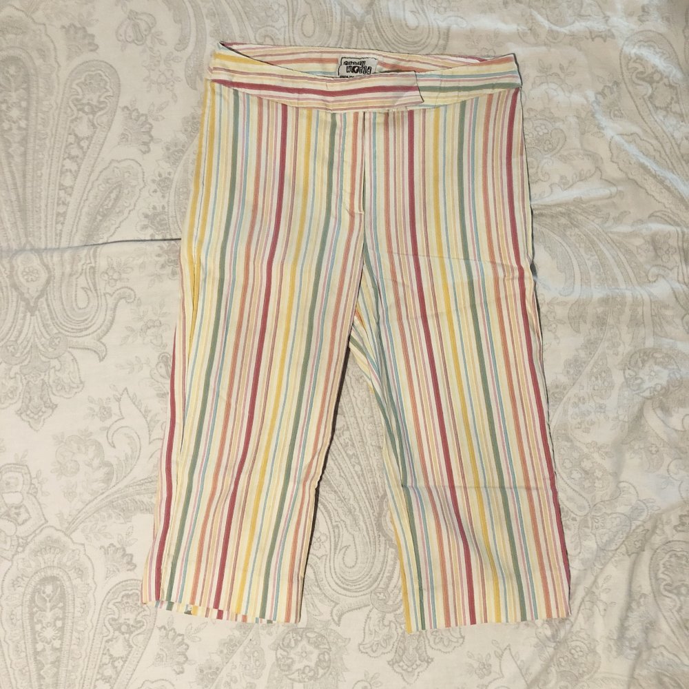 Vintage highwaist 3/4 Hose mit Streifen