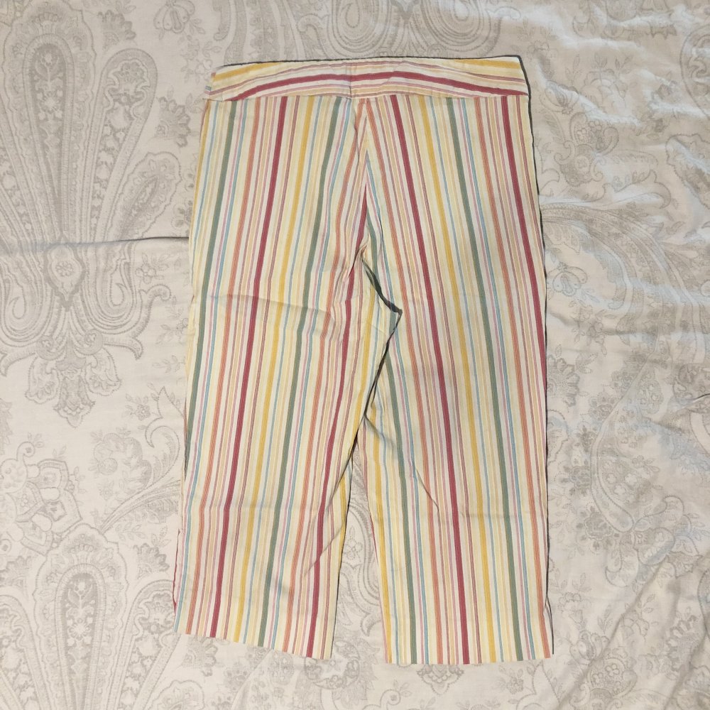 Vintage highwaist 3/4 Hose mit Streifen