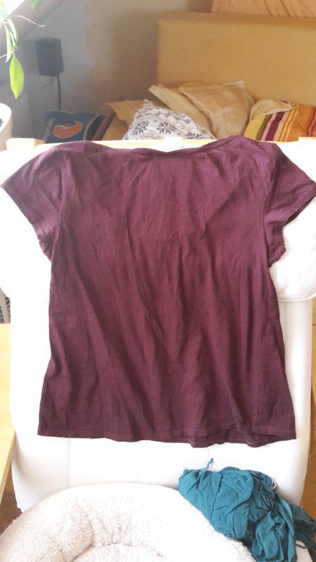H&M Logg T-Shirt XS bordorot/ burgunderrot/ dunkelrot