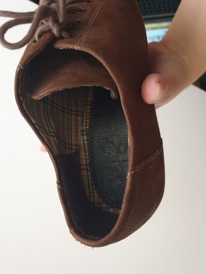 Wildleder Stiefelleten braun, Marke Götz, Größe 36