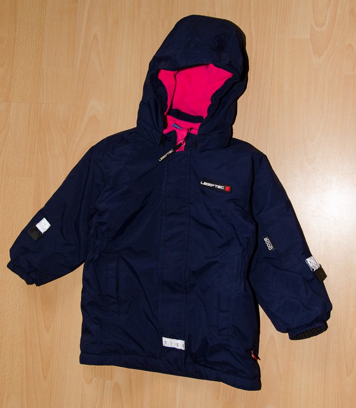Lego-Tec Winterjacke Gr. 92 dunkelblau mit pink