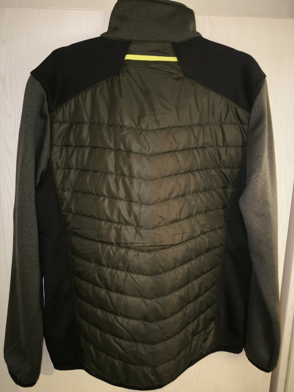 Terrax Workwear Herren Hybridjacke Steppjacke Dark Green Lime L stilvoll robust NEU ungetragen