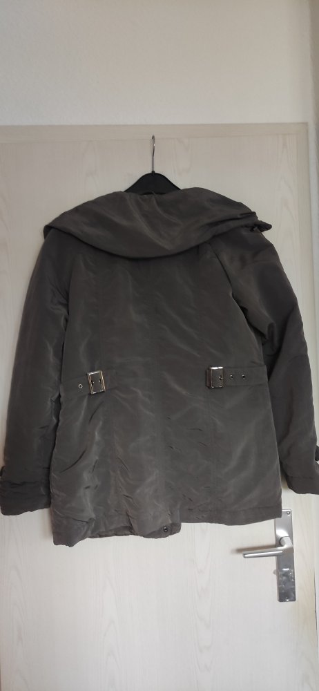 Gil Bret Jacke 38 großer Kragen Grau