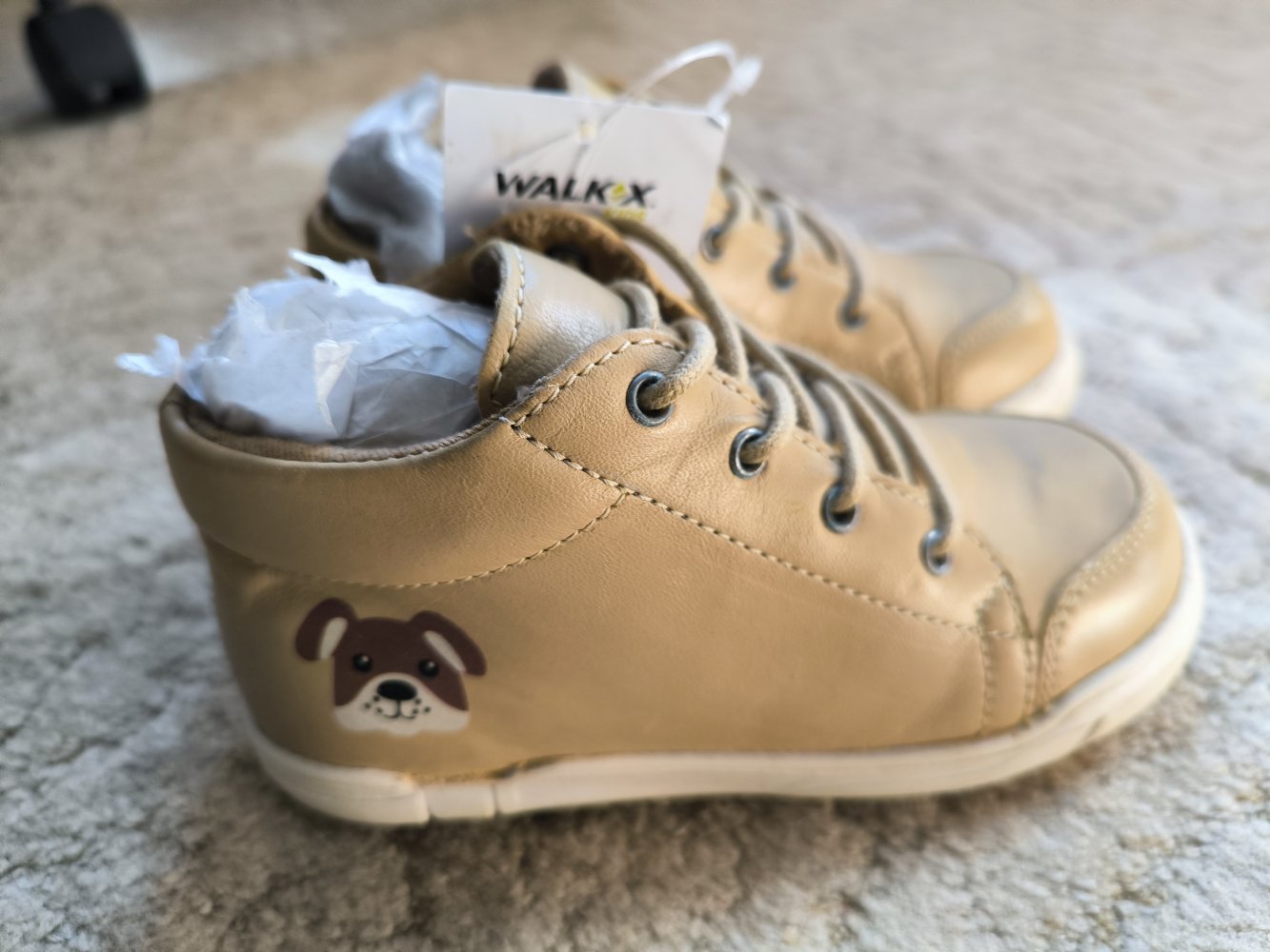 Lauflernschuhe WalkX Gr.26 hellbraun NEU ungetragen Leder stylisch cool niedlich
