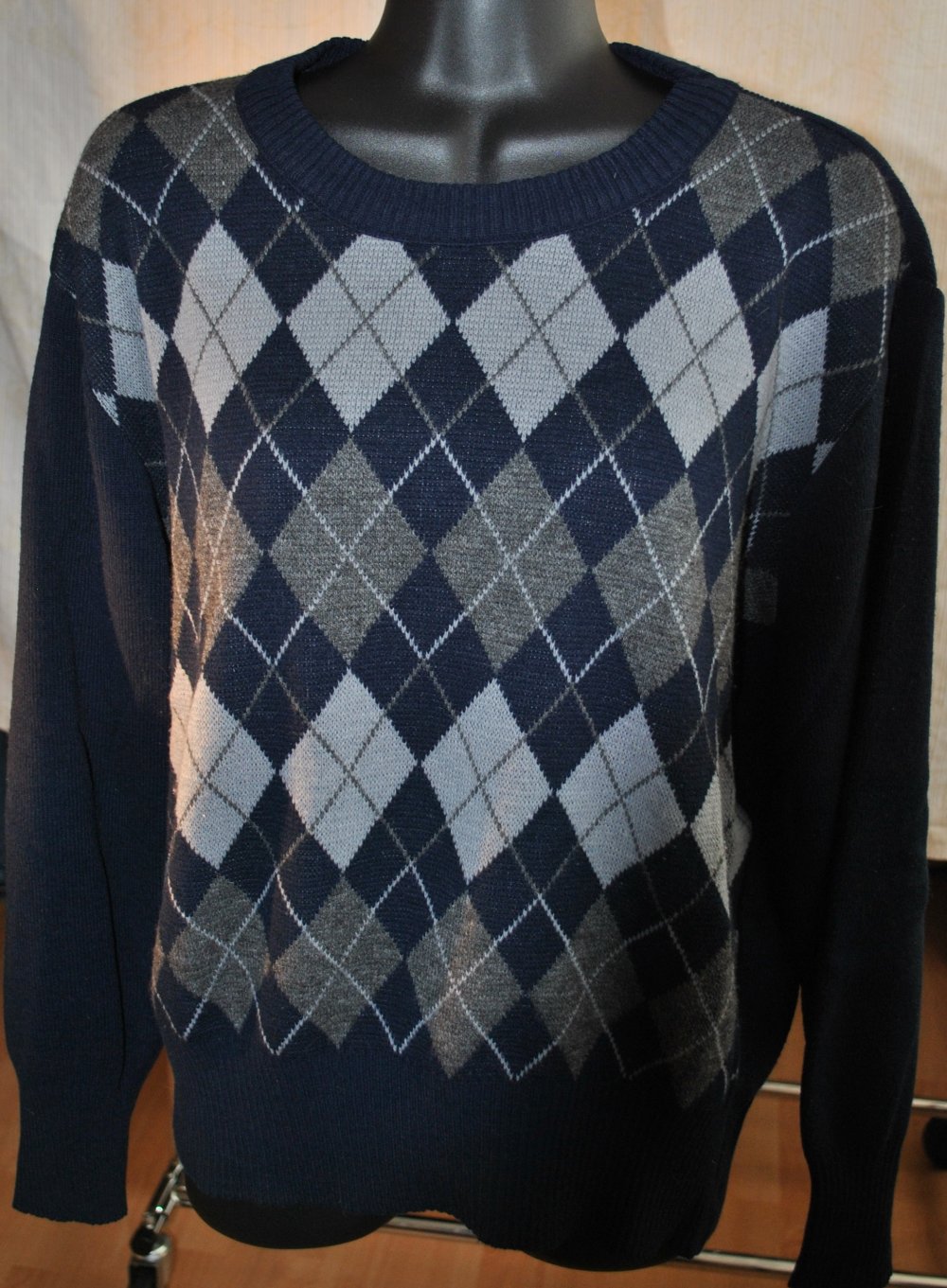 Herren-Karo-Pulli