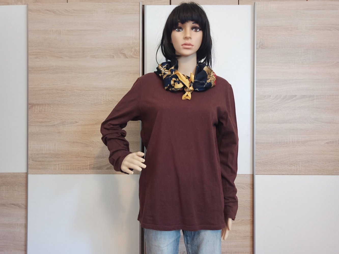 Schönes Langarm-Shirt in braun von Smog