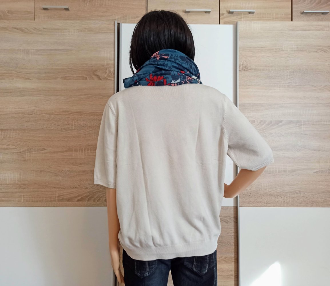 Schöner kurzärmlige Pullover in Creme von H&M