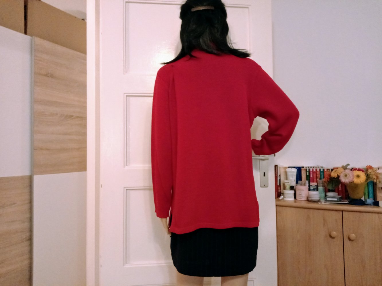 Sehr schöner Pullover in rot