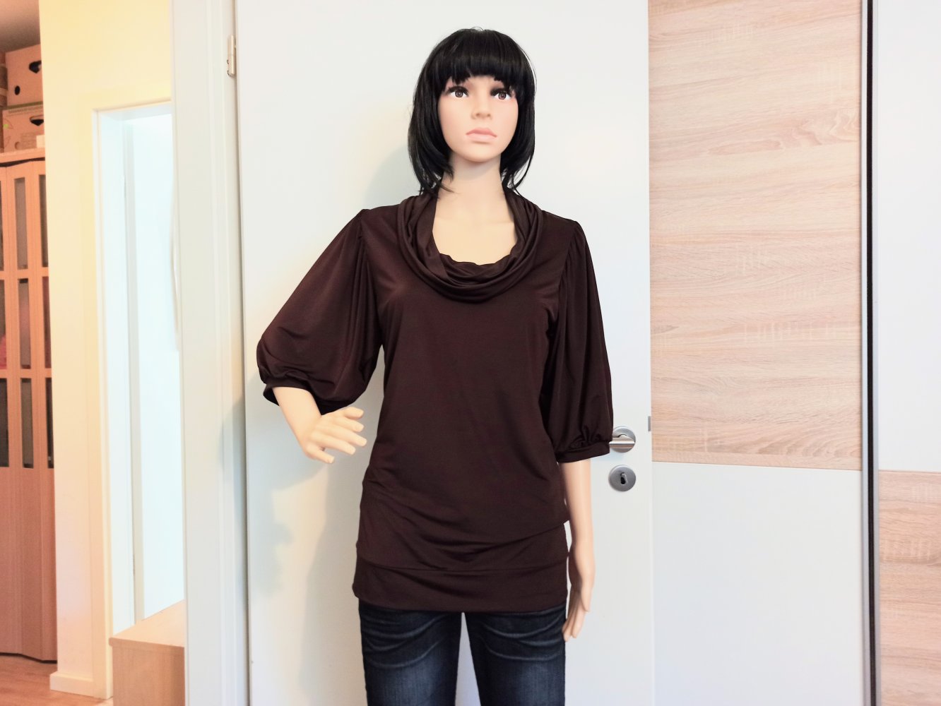 Schöne Bluse in Braun von Stottrop