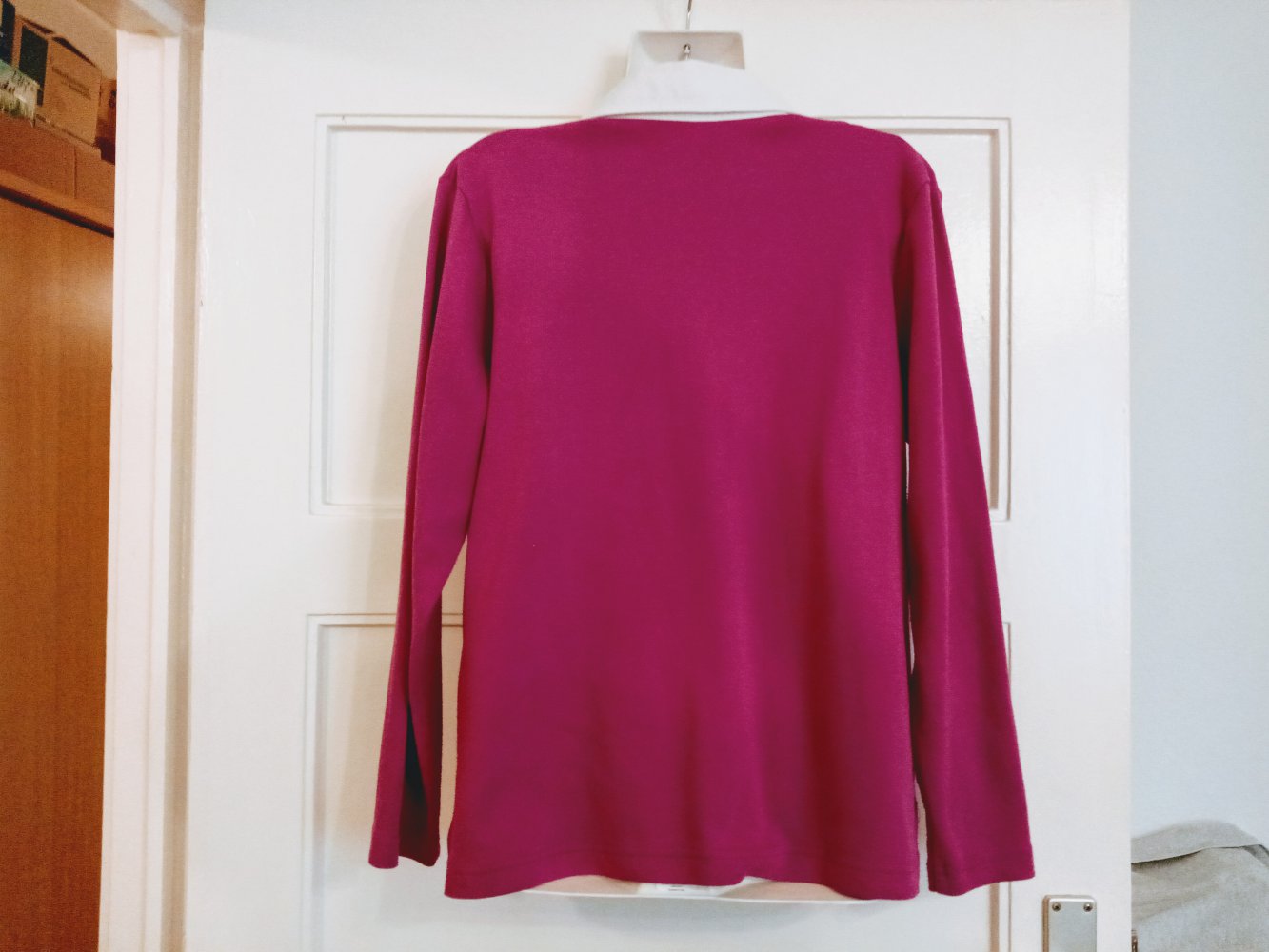 Sehr schöner Langarm-Shirt von Adagio in Rosa 