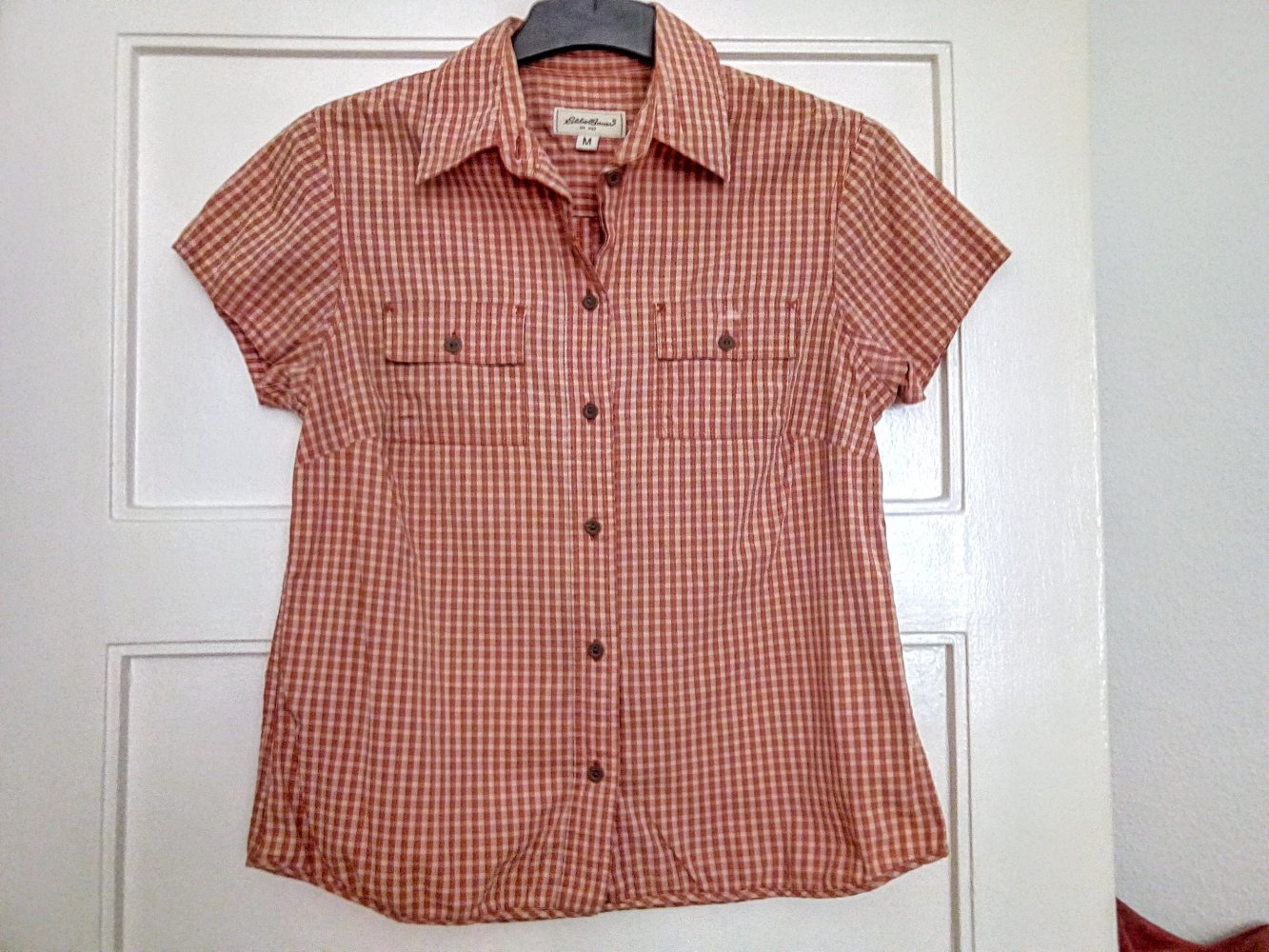 Sehr schöne karierte Bluse von Eddie Bauer