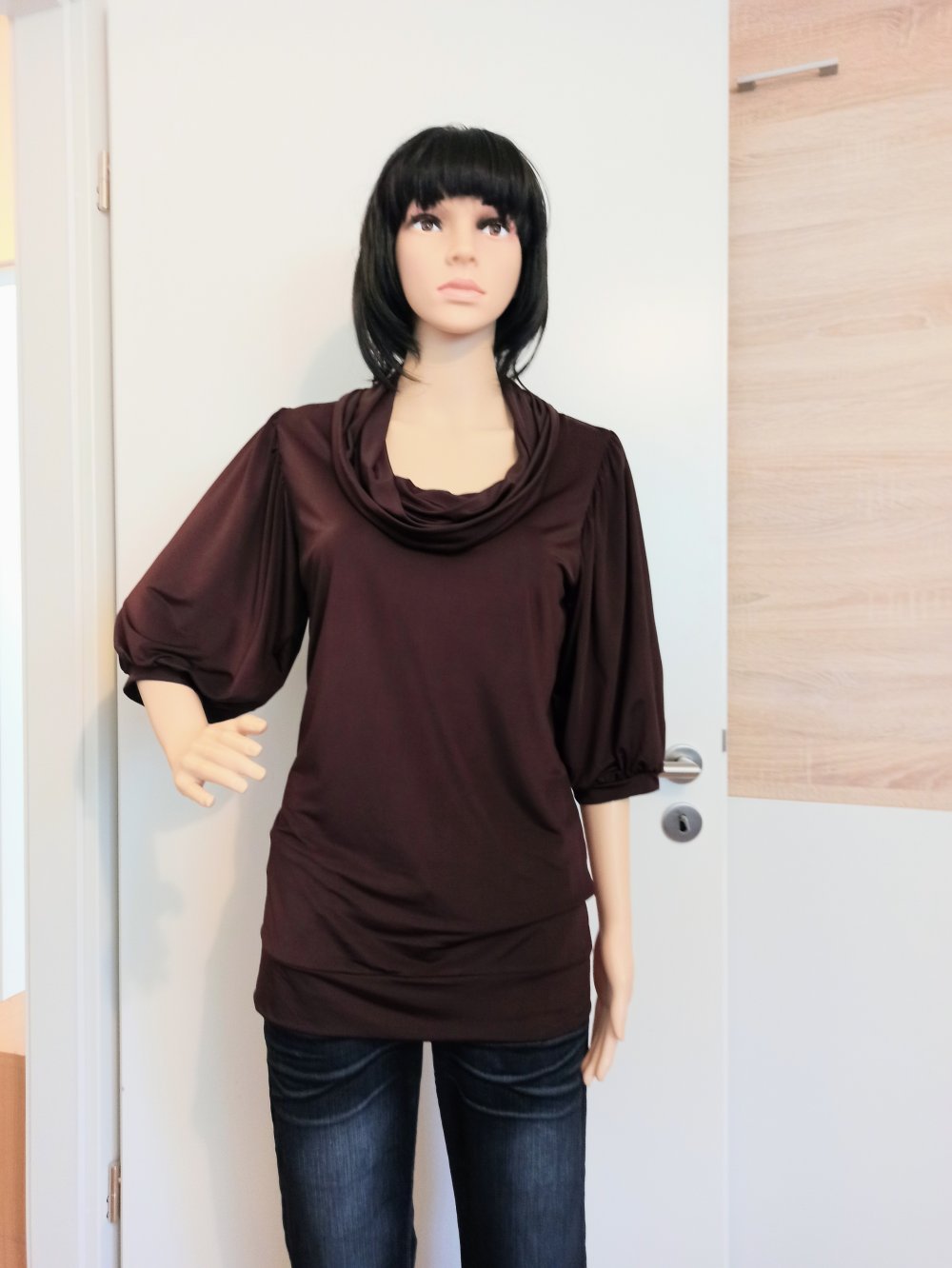 Schöne Bluse in Braun von Stottrop