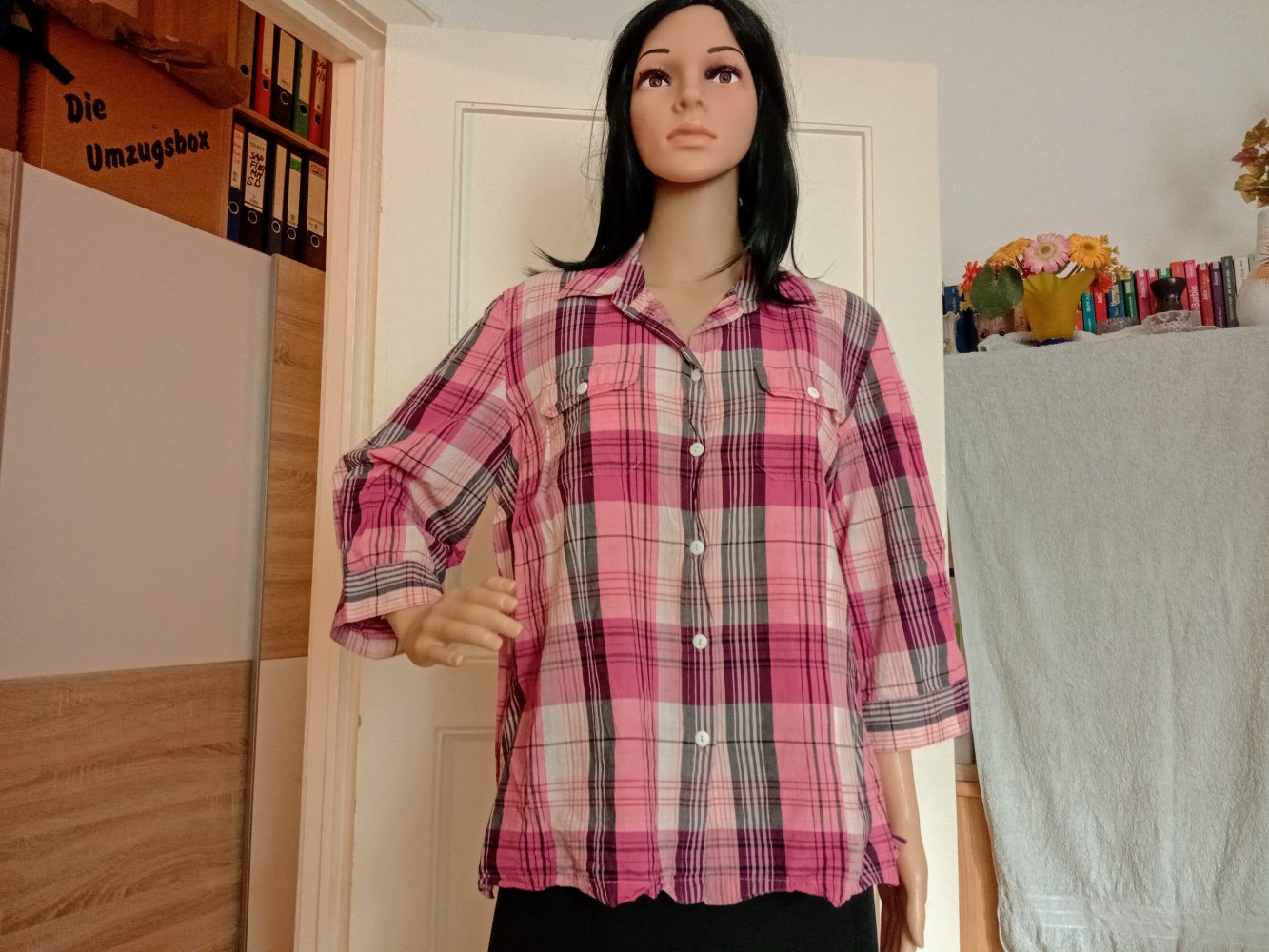 Sehr schöne karierte Bluse von Collection L