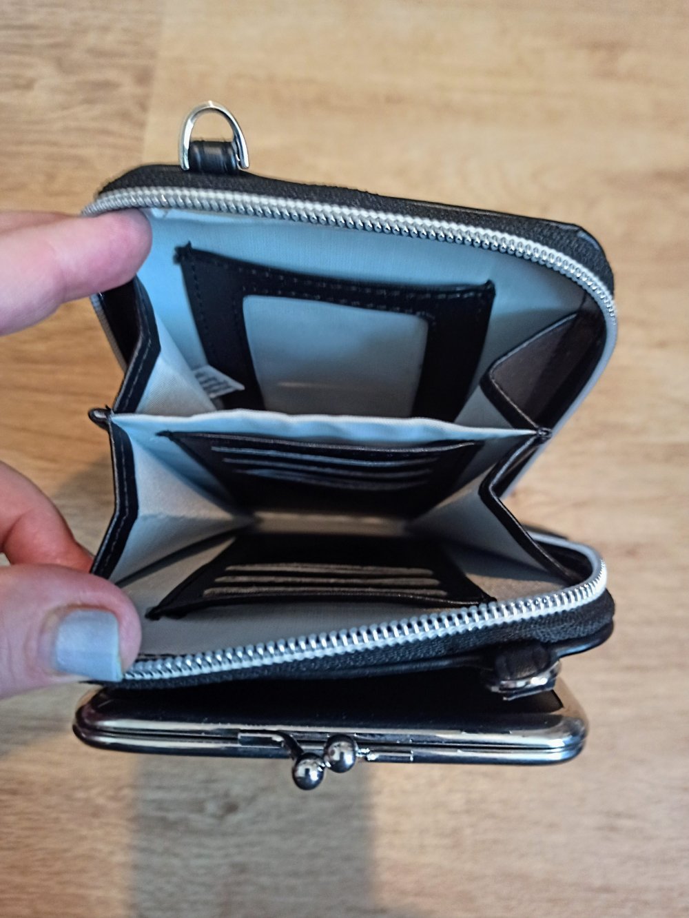 Schöne Smartphone -Tasche in schwarz