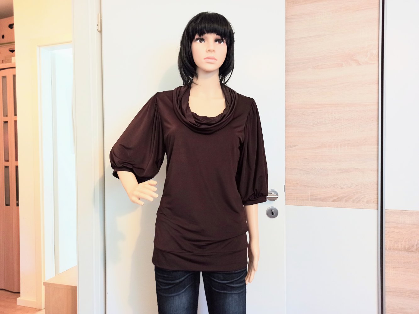 Schöne Bluse in Braun von Stottrop