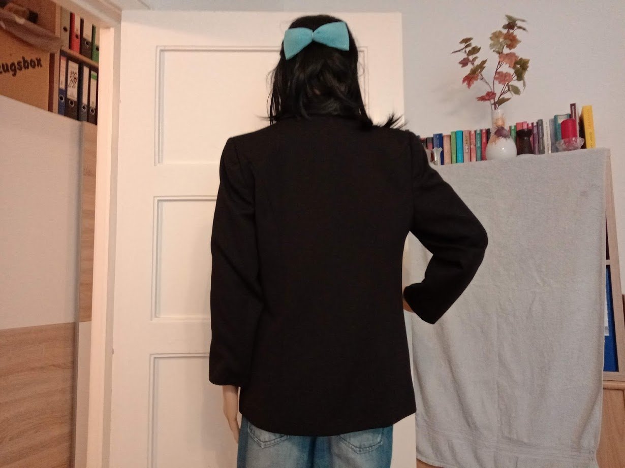 Sehr schöne schwarze Blazer VEB Textil