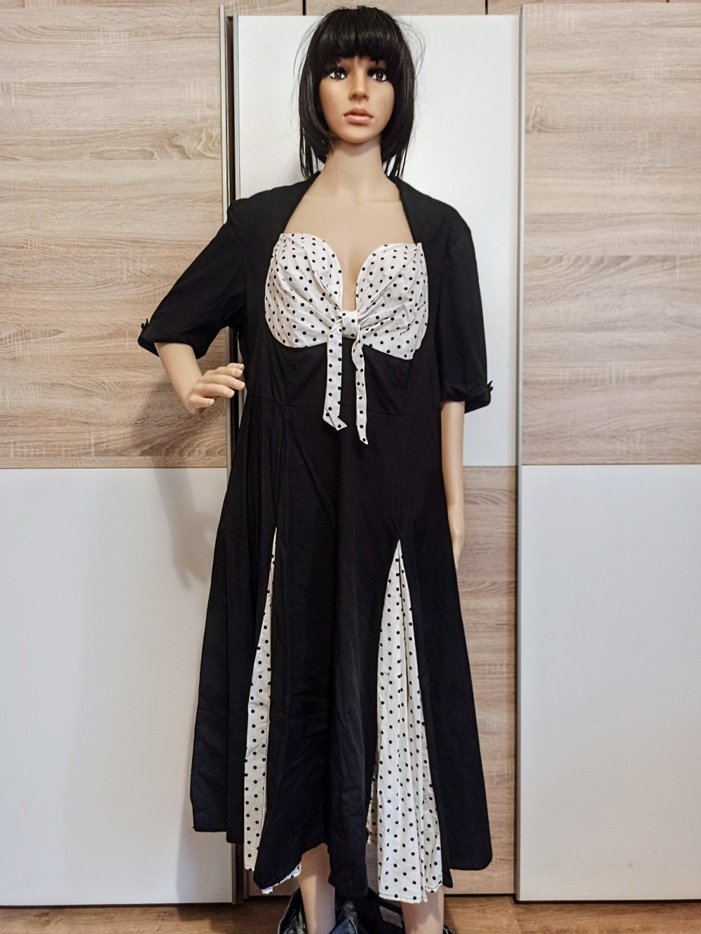 Schönes Kleid schwarz/weiß von Chic Star