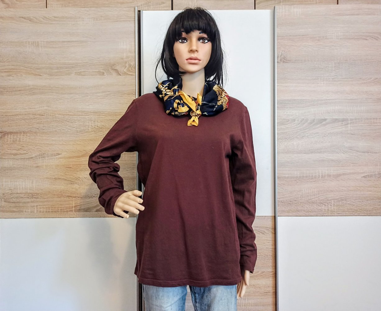 Schönes Langarm-Shirt in braun von Smog