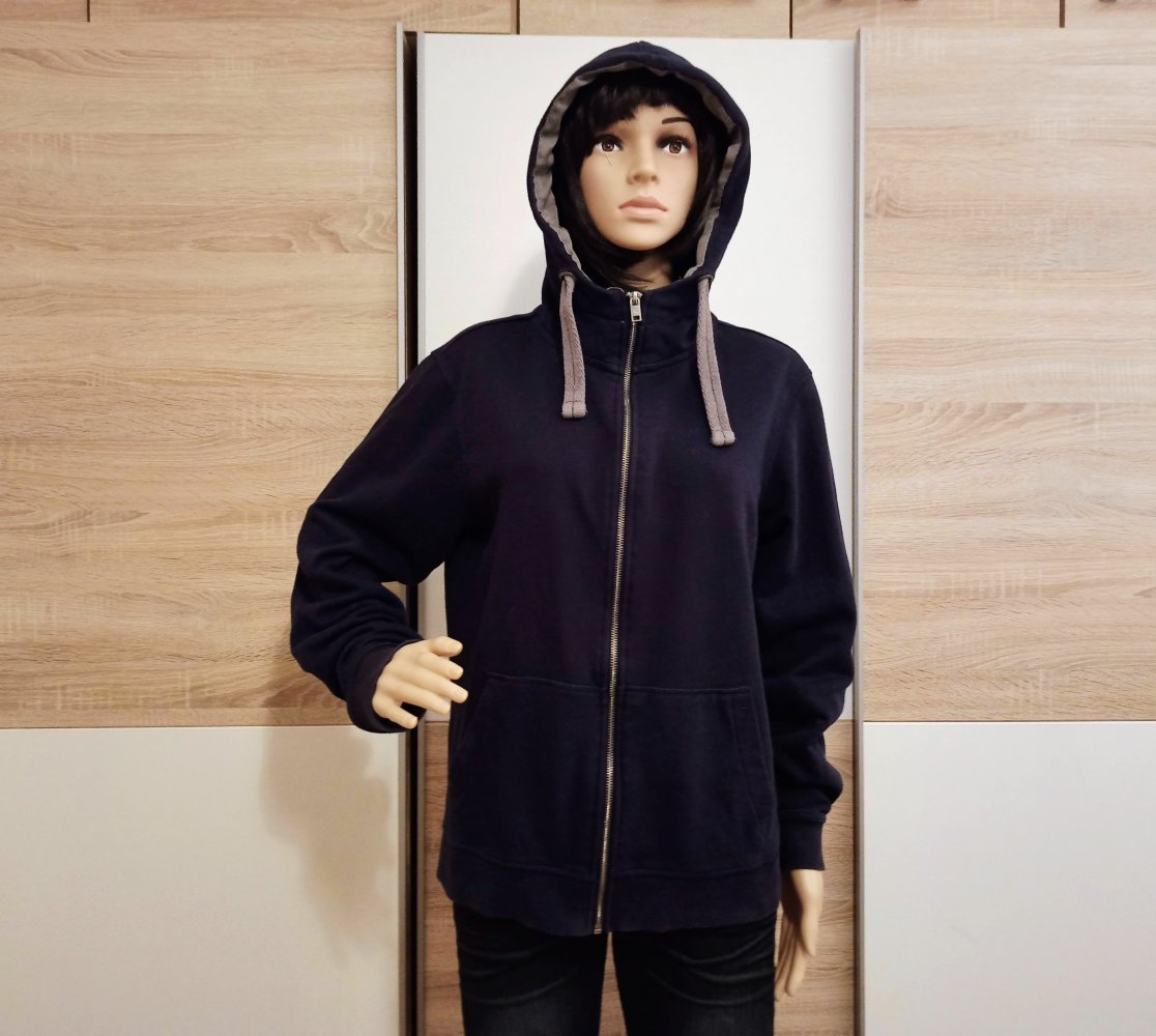 Schöner Hoodie-Pullover in marienblau mit kapuze von Streets Blue