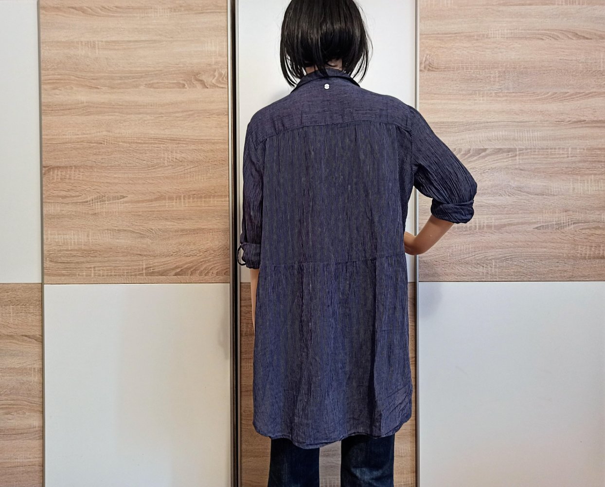 Schöne Bluse in Marienblau von Essentials
