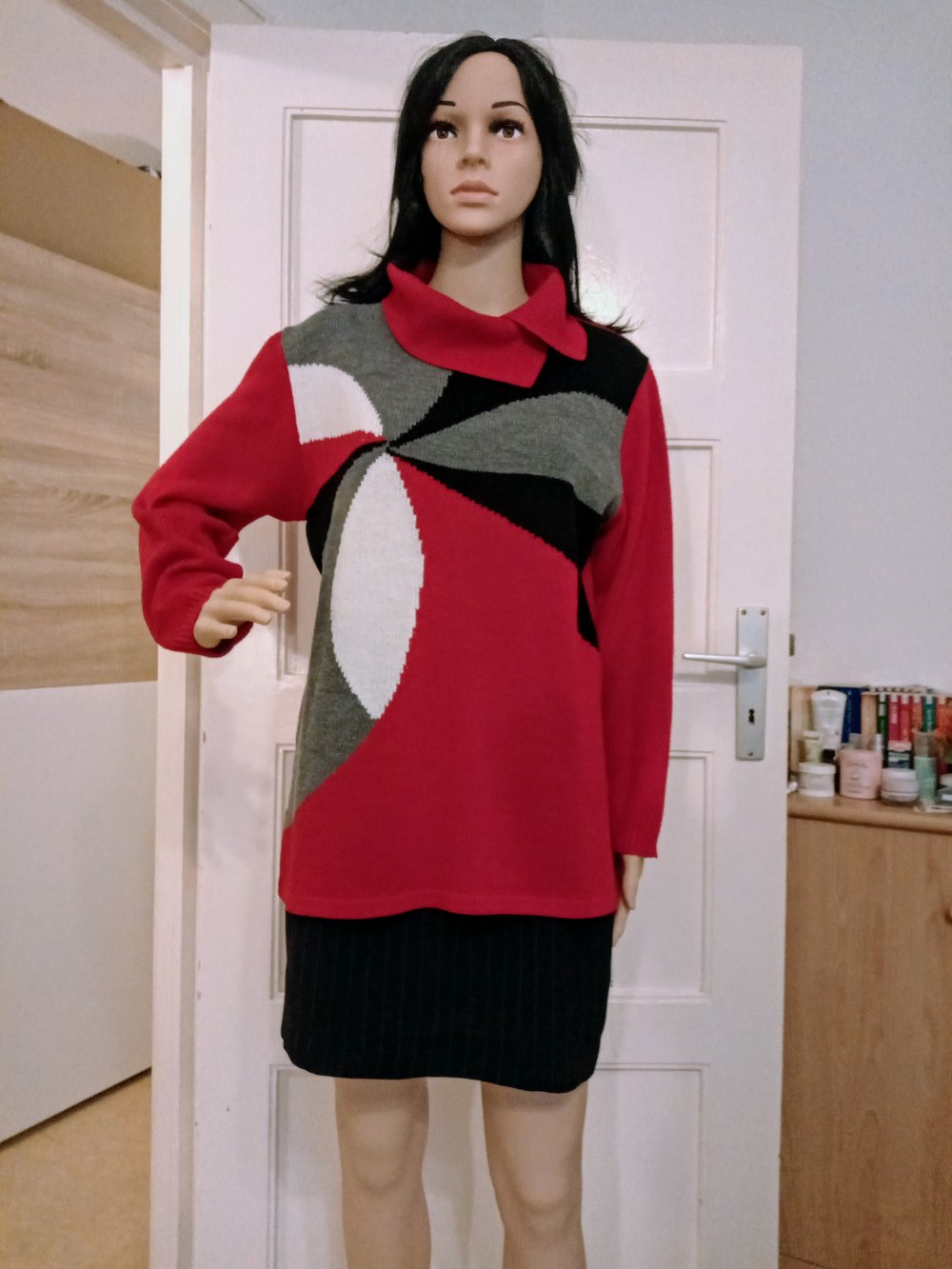 Sehr schöner Pullover in rot