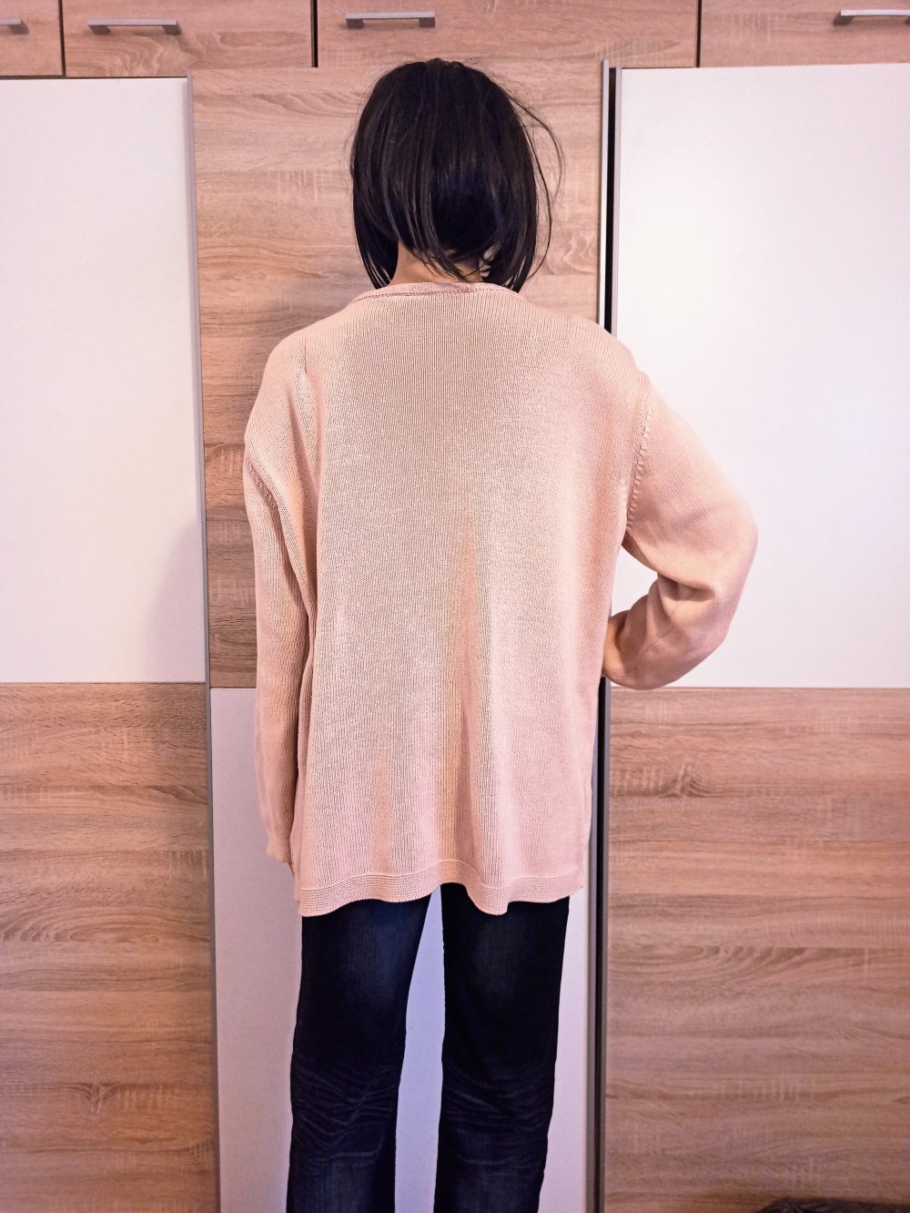 Schöner Pullover in rosa mit kleine Herzen von Joy