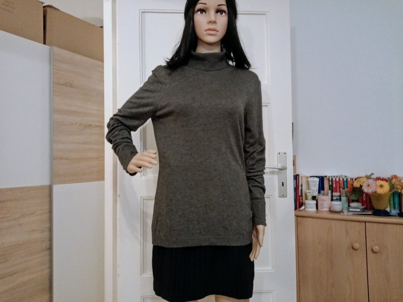 Sehr schöner Rollkragen - Pullover in grau von H&M