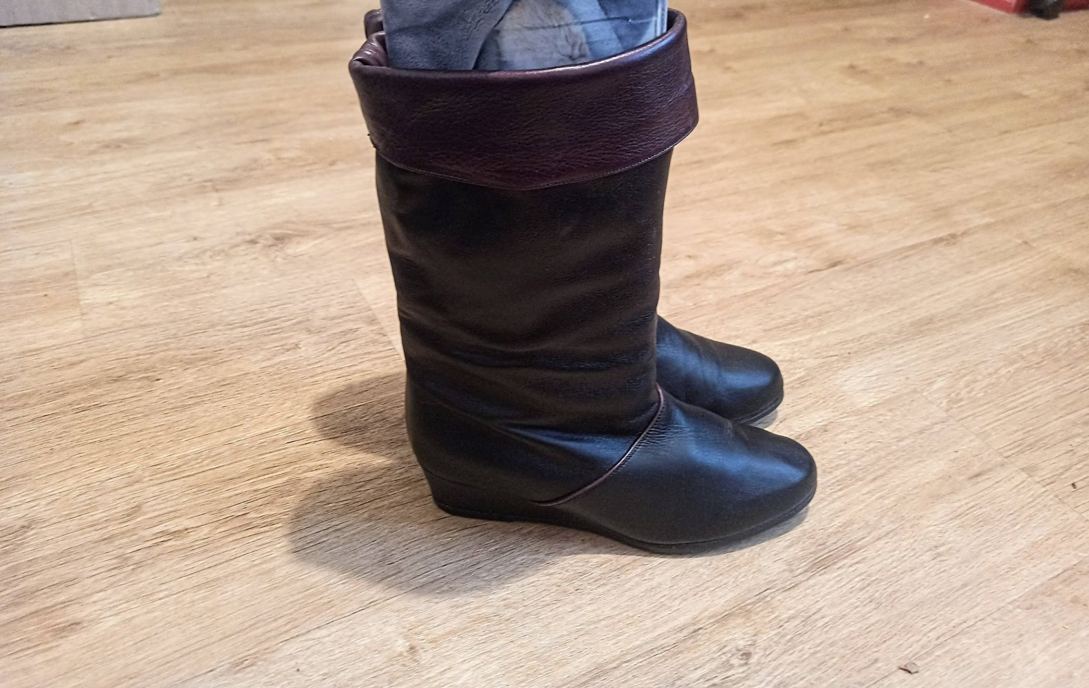 Tolle Stiefeletten in schwarz/braun von Semler