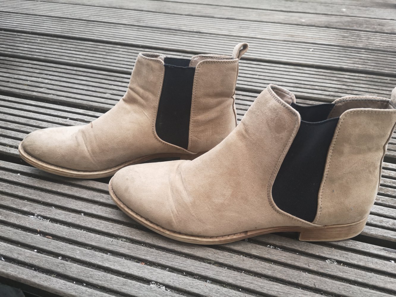 Beige Boots 