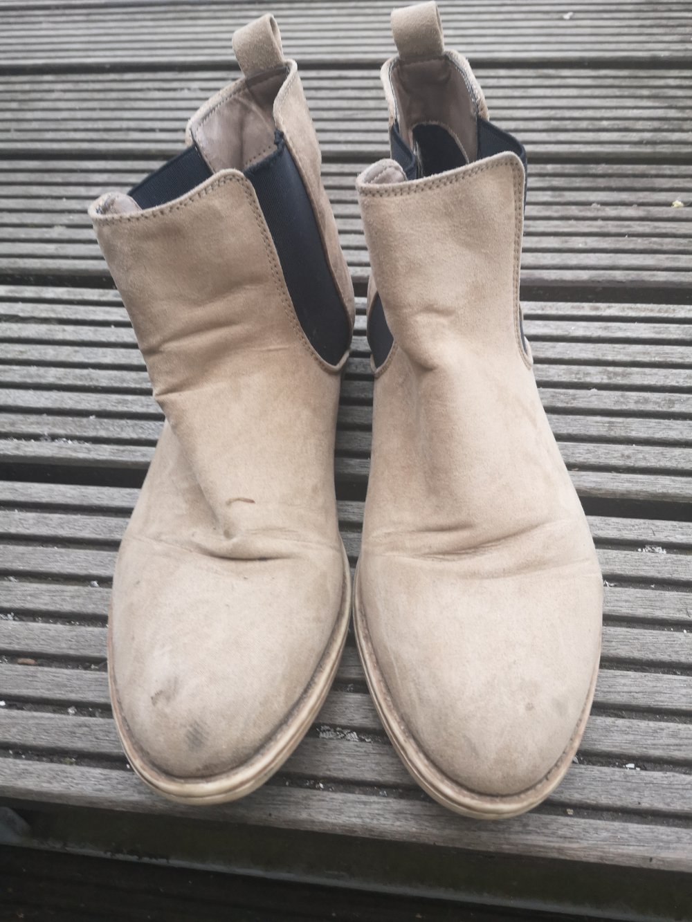 Beige Boots 