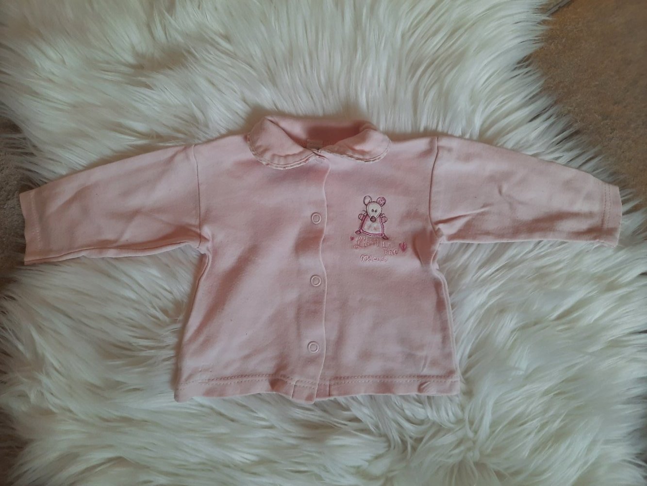 Süßes Baby Jäckchen Langarm-Shirt Größe 56 Baby Mädchen